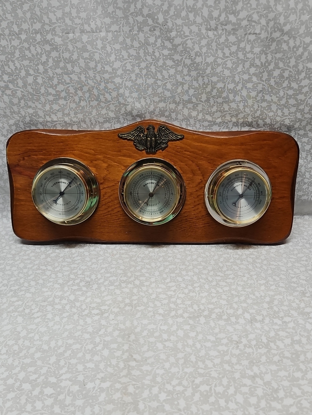 Vintage Springfield Weather Station Eagle